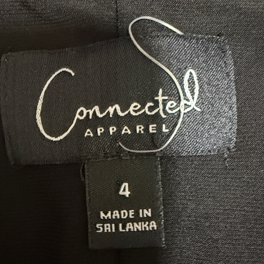 Connected Apparel Sparkling Black Maxi Gown Dress - Picture 4 of 9